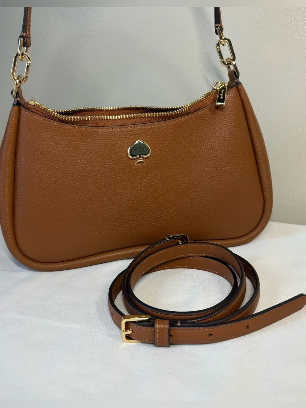 kate spade Kayla Pebbled Leather Shoulder Bag - Picture 7 of 7